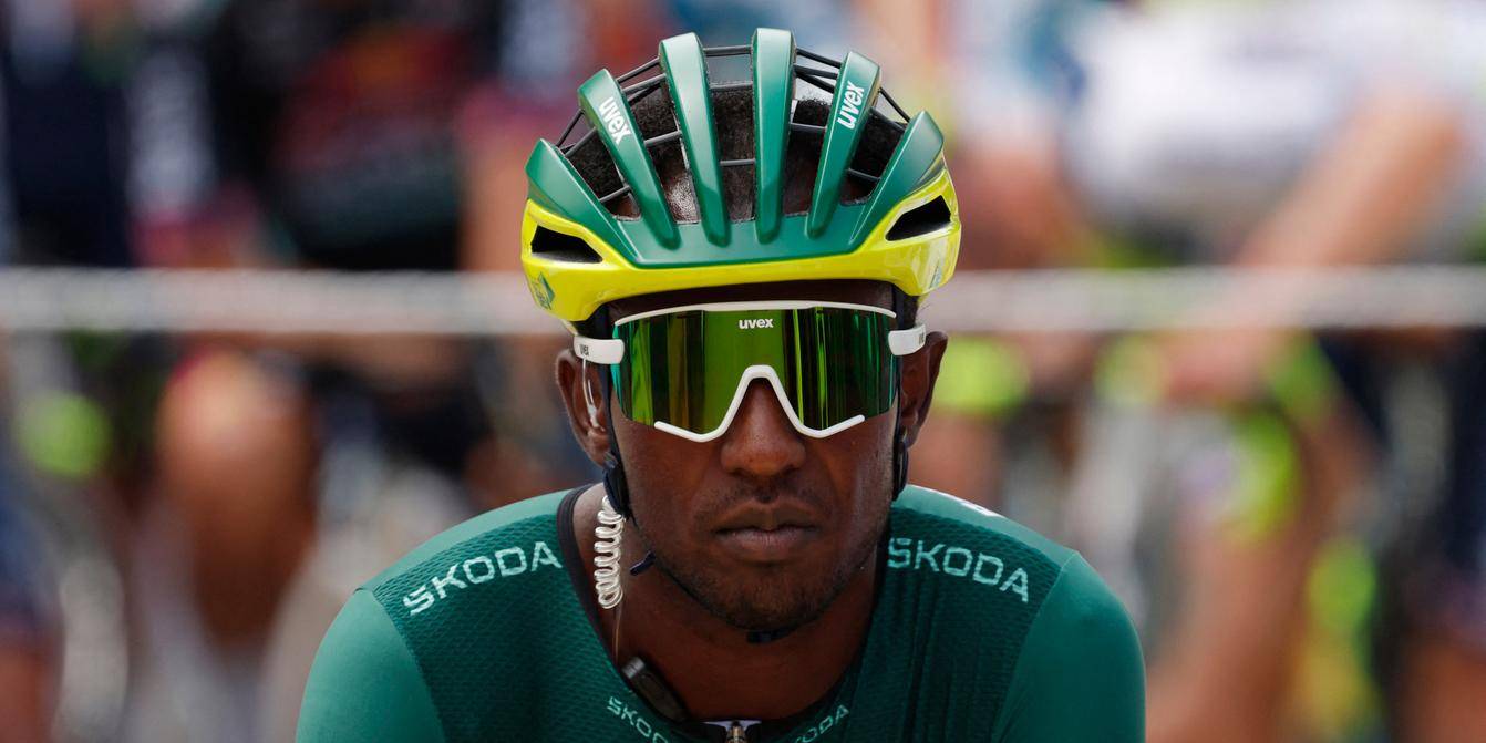 Eritrean Olympic road cyclist Biniam Girmay