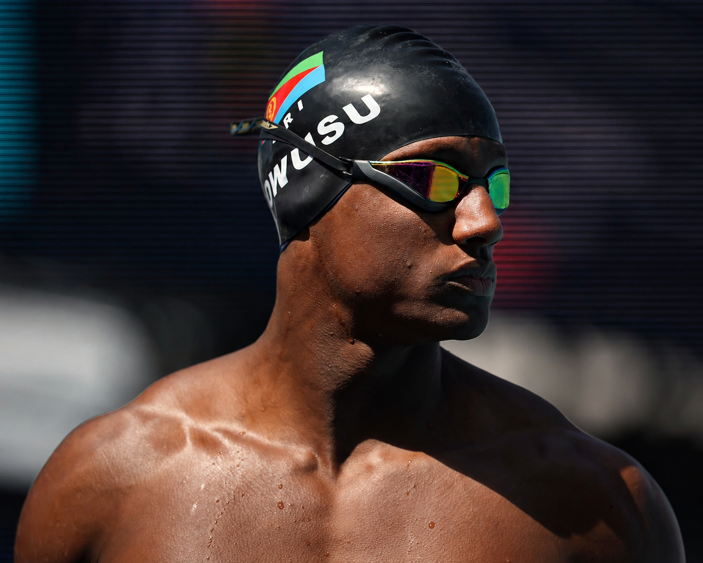 Eritrean swimmer Aaron Ghebre Owusu