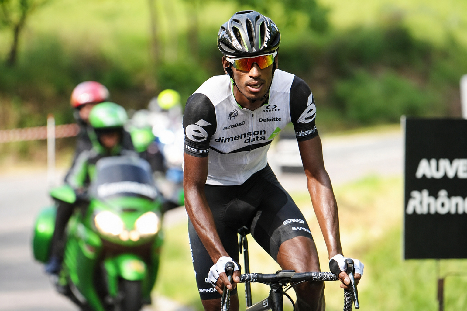 Eritrean cyclist Daniel Teklehaimanot