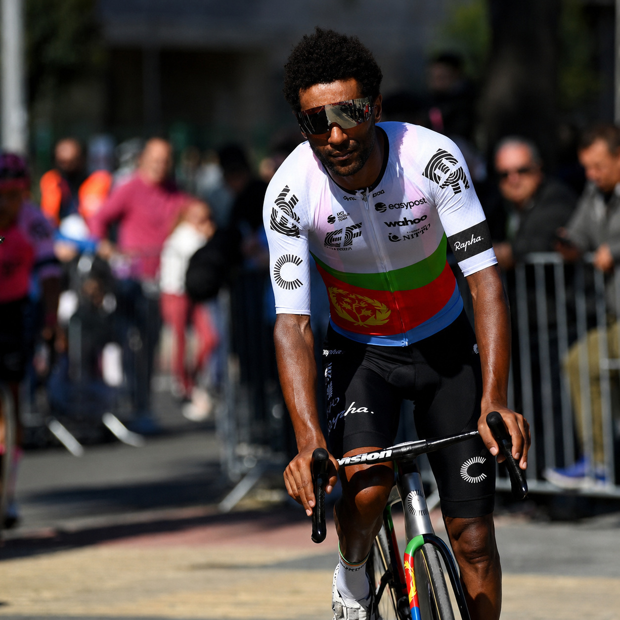 Eritrean cyclist Merhawi Kudus